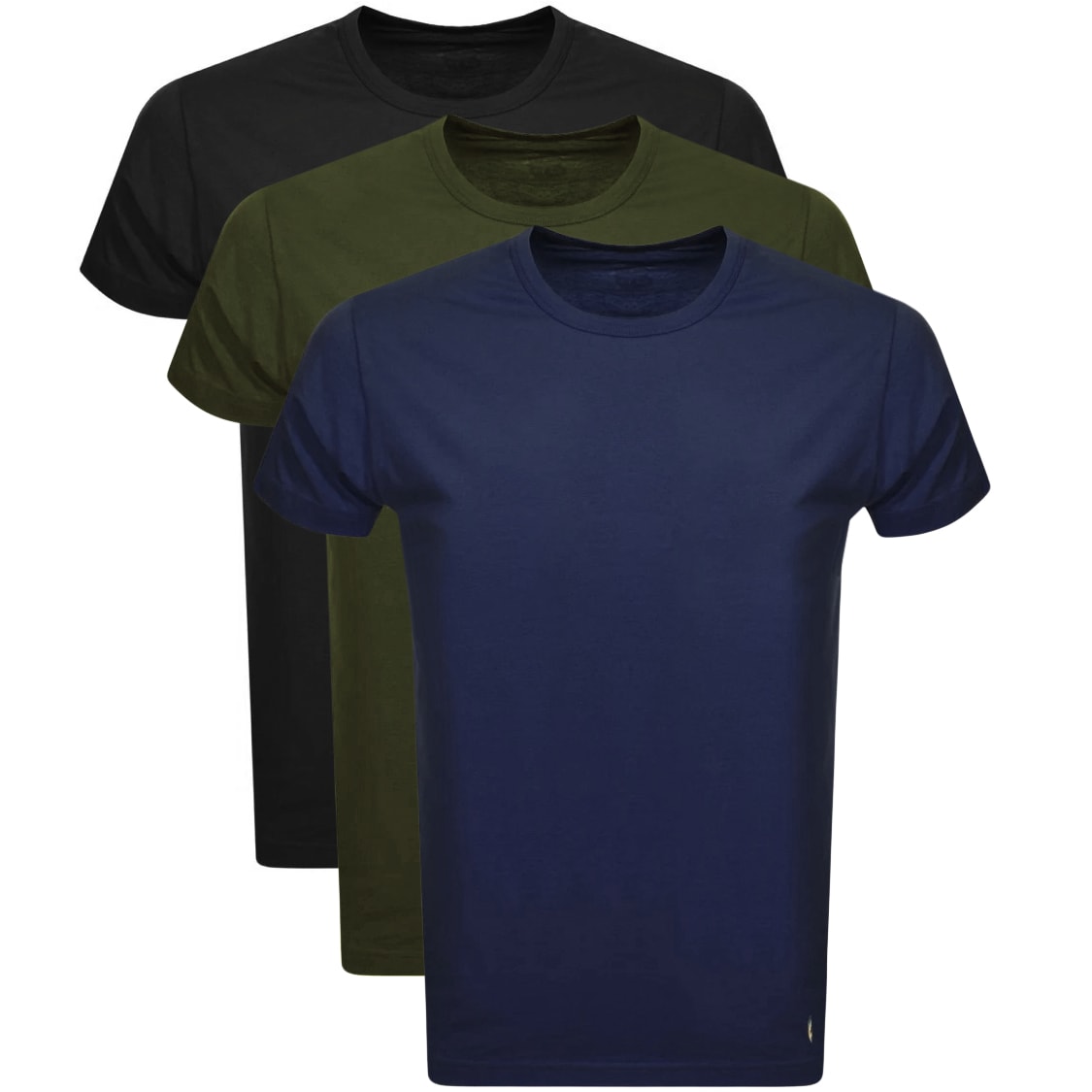 Alternative Image for ProductLyle And Scott Three Lounge Pack T Shirts Black1